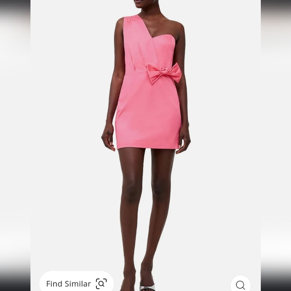 French Connection Dresses & Skirts - NWT! French Connection Camelia Rose Bow Pink Dress size 10